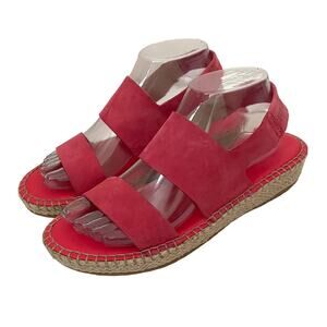 Cole Haan Leather Slingback Cushioned Sandals Pink Size 8
